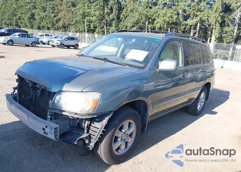 2004 Toyota Highlander V6 z USA, uszkodzony, nr VIN JTEEP21A940001699
